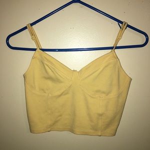 Yellow Crop Tank